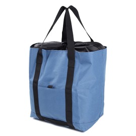 VivaSmile Large Storage Tote Bag, Large Capacity, Drawstring Type, M Marine Blue, Tote Bag Drawstring Type