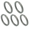 Cat fight Titanium Key Ring, Double Ring, Titanium Ring, Key