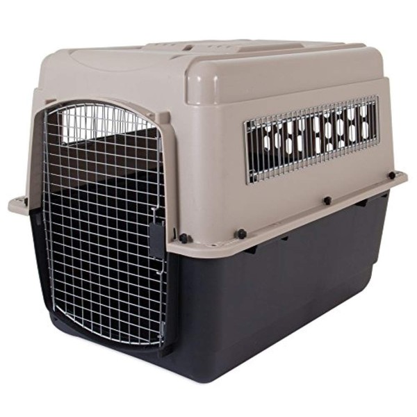 Petmate Ultra Vari Dog Kennel for Medium to Large Dogs (Durable, Heavy Duty Dog Travel Crate, Made with Recycled Materials, 36 in. Long) 50 to 70 lbs, Made in USA