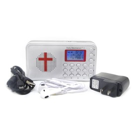 Daily Meditation 1 CSB Audio Bible Player- Christian Standard Bible Electronic Bible (with Rechargeable Battery, Charger, Ear Buds and Built-in Speaker)