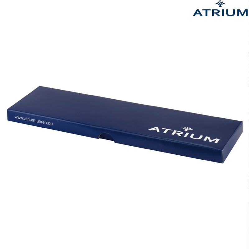 Atrium Men's Watch Classic Very Clear Silver Analogue Quartz with