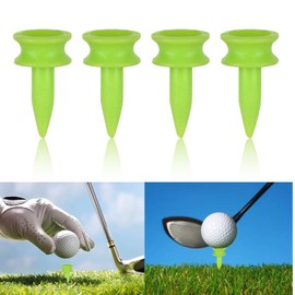 strrng 100 Pieces Golf Tees Plastic,Green Golf Tees,Castle Golf Tees,Suitable For Portable rofessional Golfer Practice And Enthusiast Practice Carrying