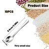 Pack of 10 Small Stainless Steel Spoons for Spice Jars,