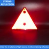 MGMSINYO Reflector Triangle Screw on Safety Screw-Mount for golf cart