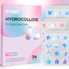 Pimple Patches Blue Pink Star Heart Butterfly 12MM 36PCS Hologram
