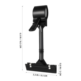 DIYEAH 10 Pcs Adjustable Price Tag Holder Clips Chic Label Clamp Shop Advertising Display Tag Clips Black