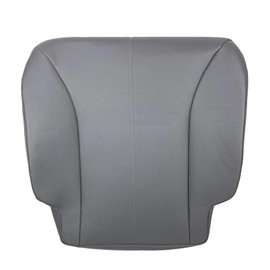 labwork Front Driver Side Bottom Gray Artificial Leather Seat Cover Replacement for International 4200 4300 4400 Air Ride 2001-2007