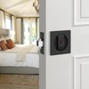 Bonpoly 3 Pack Black Pocket Door Lock, Pocket Door Privacy