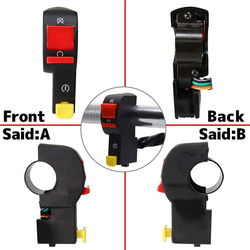 Universal Motorcycle Motorcycle Engine Start Stop Kill Cell Switch Handle