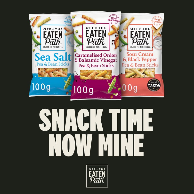 Off the Eaten Path Sea Salt Bean Sticks 100g