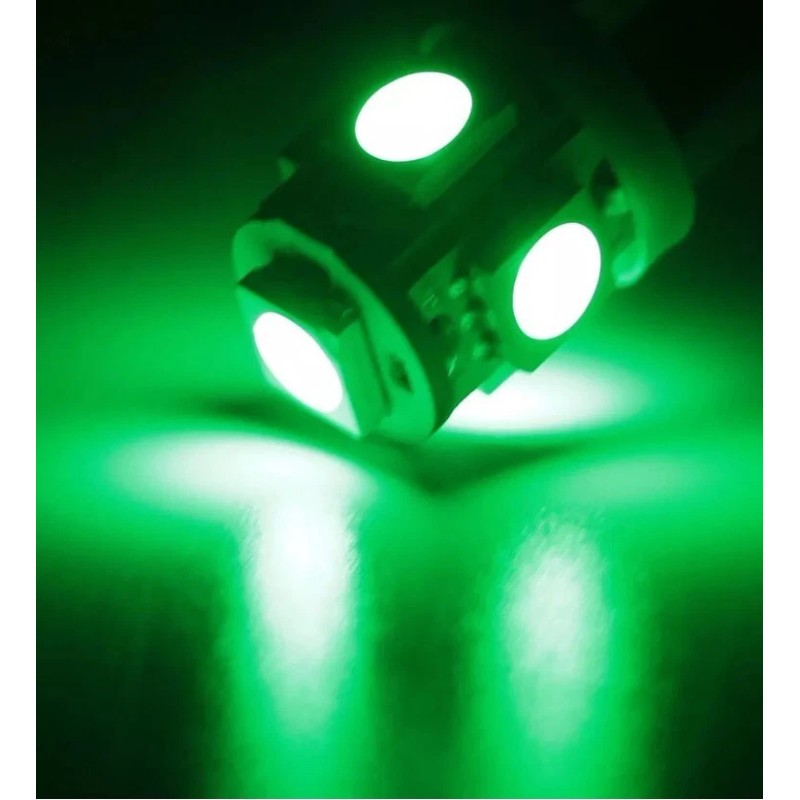 MILITARY HUMVEE Dash light bulbs 2 GRN BRIGHTEST bulb 24V