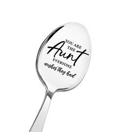 Christmas Xmas Gifts for Aunt Auntie Spoon Gifts for Aunts Aunty Birthday Gifts for Aunt Tea Coffee Lover Gifts for Aunt Retirement Gifts for Aunty Auntie Coffee Spoon Gifts for Aunts