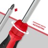 13-in-1 Ratcheting Screwdriver | Multi-Bit Storage | Retractable Cartridge |