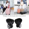 Dilwe Suitcase Wheel, Plastic Luggage Wheel PVC Luggage Replacement Uprade