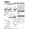 Deflecto Dryer Vent Hood, Wide Mouth, 4", White (RVHAW4)