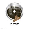 Evolution Power Tools FW255TCT-60 Fine Wood Blade, 255mm