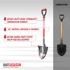ROOT ASSASSIN One Shot Garden Shovel (43" D-Handle) - Holds