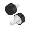 sourcing map M6 Rubber Vibration Shock Absorption Threaded Stud Bolts
