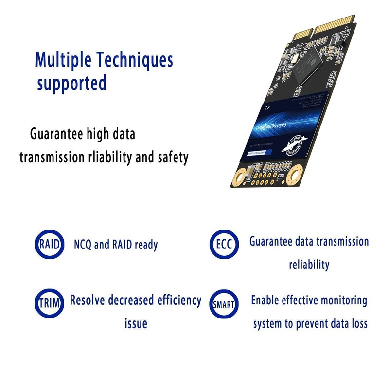 Msata SSD 500GB Dogfish 3D NAND Solid State Drive Msata