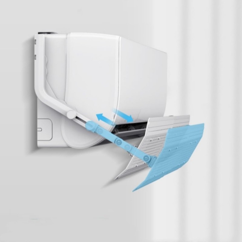 DDongdongqiang Adjustable AC Air Flow Deflector, Air Conditioner Deflector, Mini