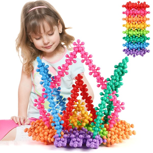 TOMYOU Building Blocks 200 Pieces Building Bricks Block for 3 4 5 6 Years Children Compatible with All Major Brands 8 Classis Colour Colours