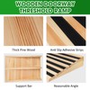 5 Inch Wooden Threshold Ramp for Home Steps(17.7" W*5.0" H,