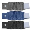 Teamoy Belly Belt for Dogs, 3-Piece Set, Mesh Lining, Waterproof