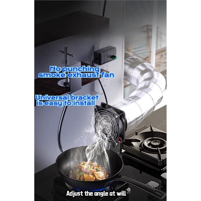 Fume Extractor Adjustable Suction Power Solder with 10-foot smoke exhaust