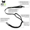 Dog Leash with Shock Absorber and Short Grip Handle -