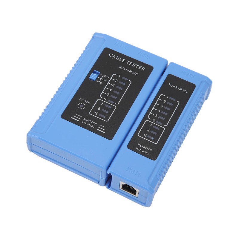 RJ45 Crimp Tool Pass Through Crimper with RJ45 Cat6 Crystal