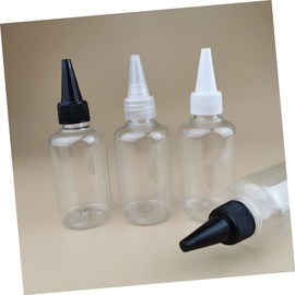 Mikinona 50ml Squeeze Bottles Gel Cover for Travel Refillable Portable Toiletry Bottles Random Color