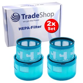 2x Trade-Shop HEPA Vormotor-Filter Ersatzfilter kompatibel mit Dyson Gen5 Detect Serie, Ersatz für Dyson 972352-01 / Staubsauger-Zubehör