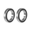 sourcing map 6803-2RS Deep Groove Ball Bearing 17x26x5mm Double Sealed