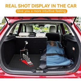 Trunk Cargo Liner Mat Tray fit for Mazda CX-5 2017 2018 2019 2020 2021 2022 2023 2024 All Weather Rear Trunk Carpet Interior CX5 Accessories Waterproof Custom Fit Odorless TPE (Black)