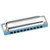 HOHNER Rocket Harmonica, Key of Low D, Silver (M2016BXLD)