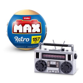 MAX Premium Retro Building Bricks (Cassette Radio) Novelty Unboxing Toy Collectible Mini's by ZURU