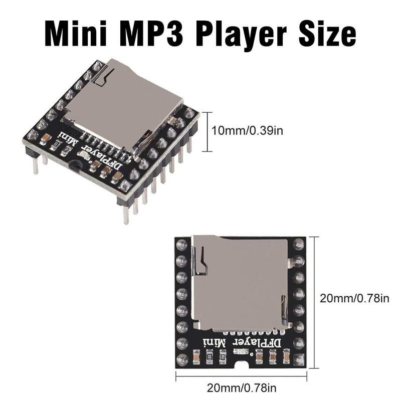 Dfplayer Mini Module Binghe Pack of 3 Dfplayer Mini Development