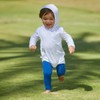 UV SKINZ UPF 50+ Baby Boys' Hooded Sunzie - White