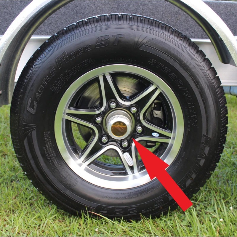 EZ Loader Oil Bath Hub Cap with O-Ring for 6-Lug