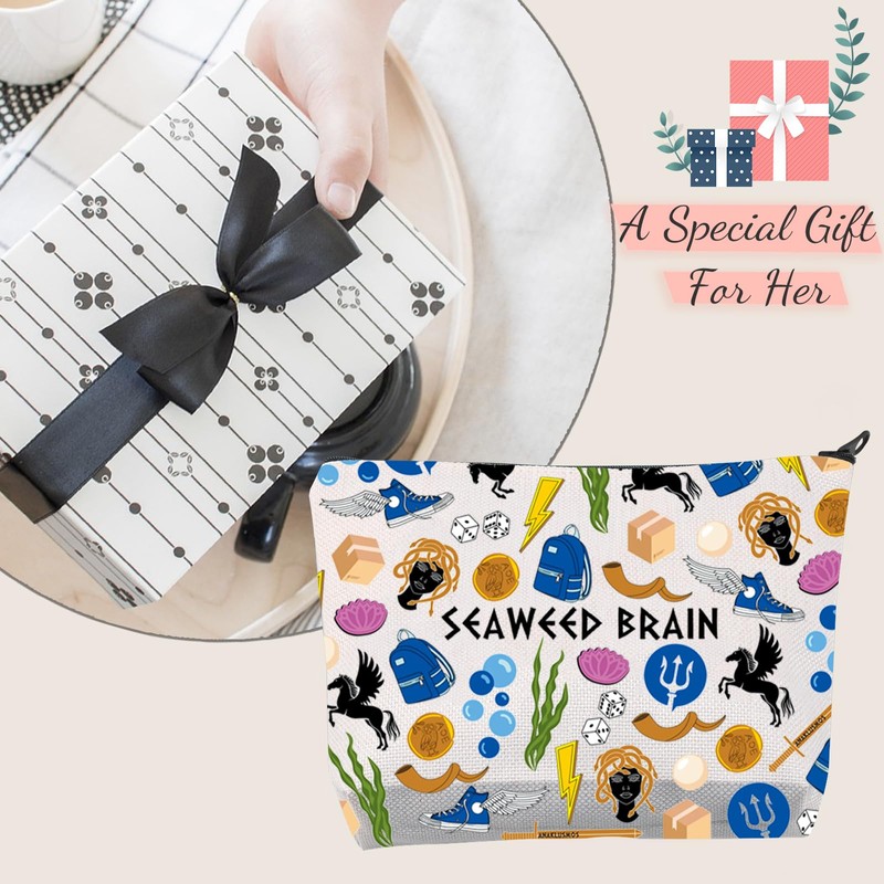 Funny Percy Book Gift Seaweed Brain Makeup Bag Percy Book