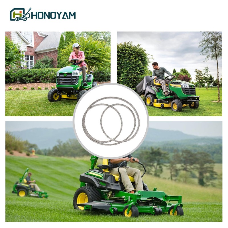 Honoyam M126009 Mower Deck Belt 1/2" x 86.4" Replacement for