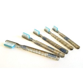 5-PACK New FUN Blue Lace Vintage Toothbrushes By Alan Stuart of New York