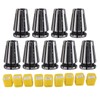 9Pcs Collet ER8 CNC Engraving Machine Milling Lathe Tool Tap