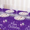 Tudomro 3 Pcs Happy Birthday Tablecloths Happy Birthday Party Decorations