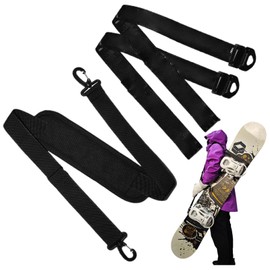 Snowboard Sling | Ski Carrier Strap - Skiing Accessory, Anti-Slip Carry Strap for All Shapes of Snowboards, Ski Boot Carrier Strap