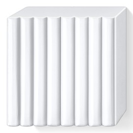 STAEDTLER 8004-0 FIMO Professional Oven-Hardening Polymer Modelling Clay, 85g - White (Single Block)