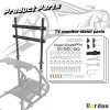 Dardoo Racing Sim Monitor Stand Suitable for Cockpit Support from