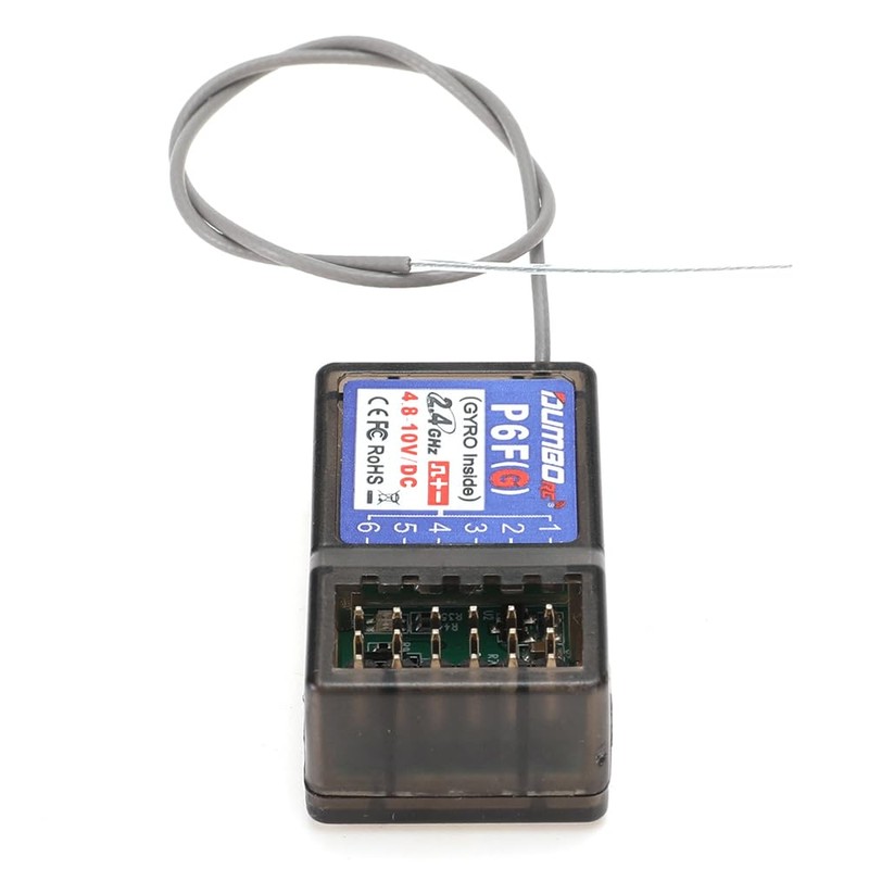 DUMBORC P6FG 2.4G 6 Channel Receiver Built-in Gyro for RC