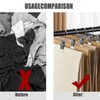 Pack of 20 Portable Laundry Hooks, 360° Rotating Boot Hanger,