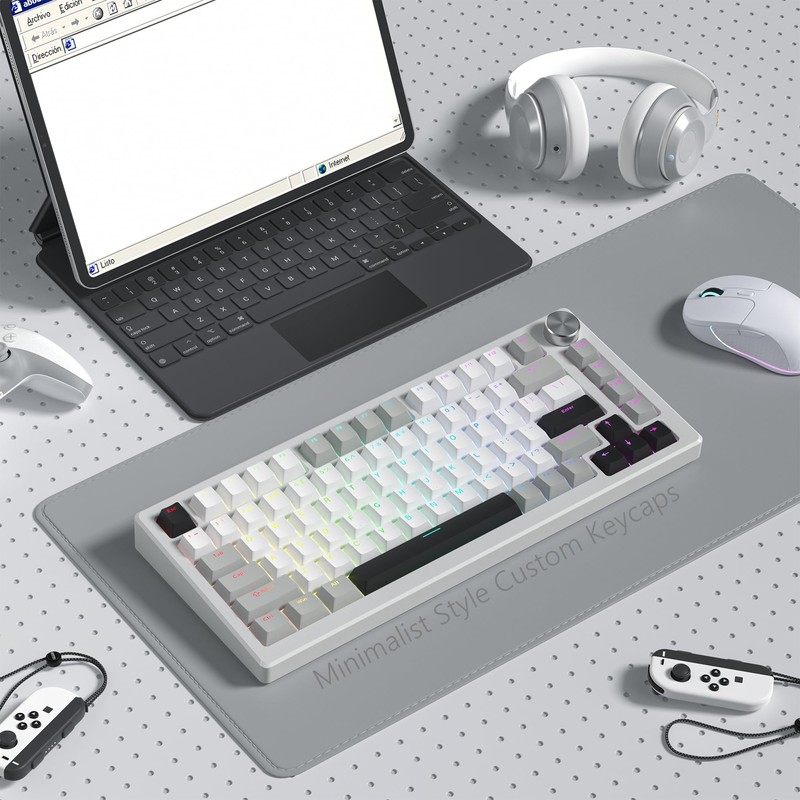 Womier Shine Through Keycaps, PBT Keycaps 60 65 75 100
